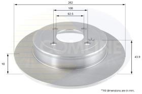 COMLINE ADC2419 - DISCO FRENO REVESTIDO COMLINE