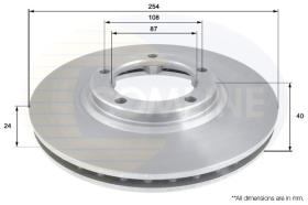 COMLINE ADC1040V - DISCO FRENO REVESTIDO COMLINE