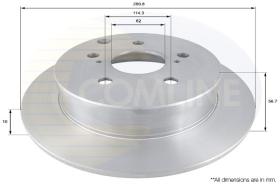 COMLINE ADC01135 - DISCO FRENO COMLINE