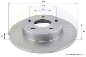 COMLINE ADC0261 - DISCO FRENO REVESTIDO COMLINE