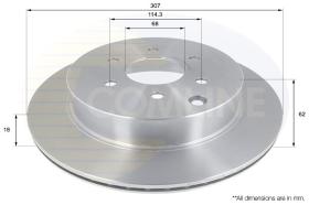 COMLINE ADC0282V - DISCO FRENO REVESTIDO COMLINE- SUST.  ADC5023V