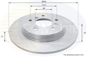 COMLINE ADC0294 - DISCO FRENO REVESTIDO COMLINE