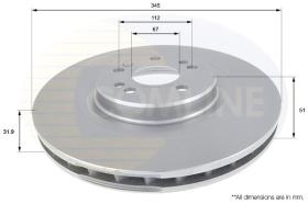 COMLINE ADC1633V - DISCO FRENO REVESTIDO COMLINE