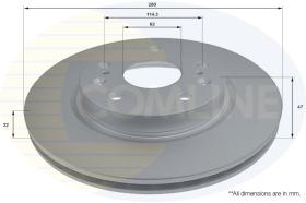 COMLINE ADC0939V - DISCO FRENO REVESTIDO COMLINE