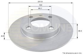 COMLINE ADC1439 - DISCO FRENO COMLINE