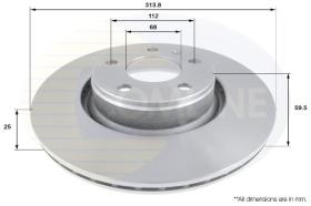 COMLINE ADC1470V - DISCO FRENO REVESTIDO COMLINE