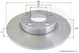 COMLINE ADC1638 - DISCO FRENO REVESTIDO COMLINE