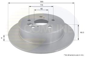 COMLINE ADC01121 - DISCO FRENO REVESTIDO COMLINE