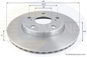 COMLINE ADC01140V - DISCO FRENO COMLINE