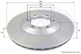 COMLINE ADC0705V - DISCO FRENO COMLINE - SUST.  ADC0704V