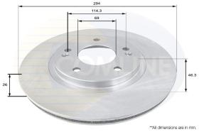 COMLINE ADC1050V - DISCO FRENO COMLINE