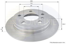 COMLINE ADC1643 - DISCO FRENO REVESTIDO COMLINE