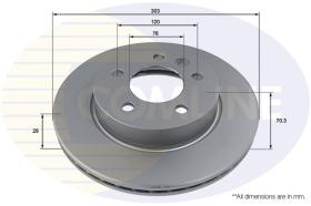 COMLINE ADC2920V - DISCO FRENO REVESTIDO COMLINE- SUST.  ADC2997V