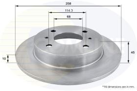 COMLINE ADC0217 - DISCO FRENO REVESTIDO COMLINE