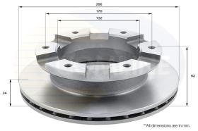 COMLINE ADC0386V - DISCO FRENO REVESTIDO COMLINE