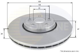 COMLINE ADC1553V - DISCO FRENO COMLINE