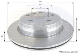 COMLINE ADC1776V - DISCO FRENO REVESTIDO COMLINE