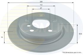 COMLINE ADC1789 - DISCO FRENO REVESTIDO COMLINE