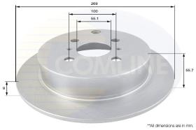 COMLINE ADC01104 - DISCO FRENO REVESTIDO COMLINE- SUST.  ADC01119