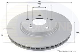 COMLINE ADC01138V - DISCO FRENO REVESTIDO COMLINE