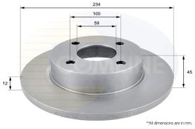 COMLINE ADC0227 - DISCO FRENO REVESTIDO COMLINE