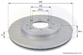 COMLINE ADC0557V - DISCO FRENO REVESTIDO COMLINE