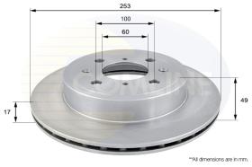 COMLINE ADC0920V - DISCO FRENO REVESTIDO COMLINE