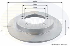 COMLINE ADC0933 - DISCO FRENO REVESTIDO COMLINE