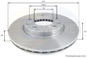 COMLINE ADC1091V - DISCO FRENO COMLINE