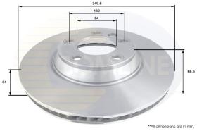 COMLINE ADC1459V - DISCO FRENO REVESTIDO COMLINE