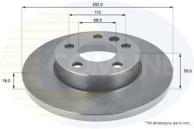 COMLINE ADC1464 - DISCO FRENO REVESTIDO COMLINE