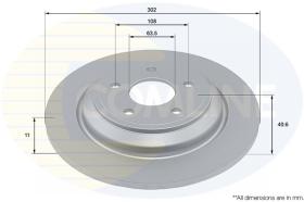 COMLINE ADC4054 - DISCO FRENO REVESTIDO COMLINE- SUST.  ADC4076