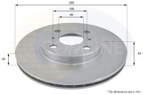 COMLINE ADC0194V - DISCO FRENO REVESTIDO COMLINE