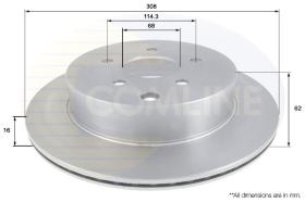 COMLINE ADC0271V - DISCO FRENO COMLINE