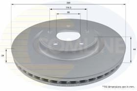 COMLINE ADC0298V - DISCO FRENO REVESTIDO COMLINE