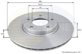 COMLINE ADC0447V - DISCO FRENO REVESTIDO COMLINE