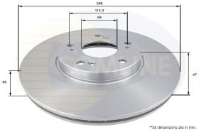 COMLINE ADC0558V - DISCO FRENO COMLINE