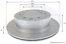 COMLINE ADC1045V - DISCO FRENO COMLINE