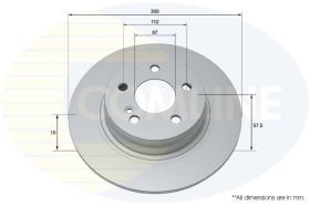 COMLINE ADC1663 - DISCO FRENO REVESTIDO COMLINE