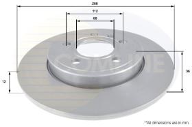 COMLINE ADC1468 - DISCO FRENO REVESTIDO COMLINE