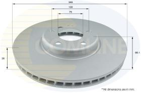 COMLINE ADC1790VL - DISCO FRENO REVESTIDO COMLINE