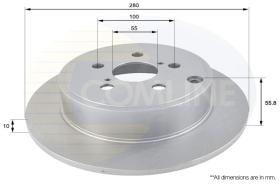 COMLINE ADC01111 - DISCO FRENO REVESTIDO COMLINE