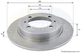 COMLINE ADC0355 - DISCO FRENO REVESTIDO COMLINE