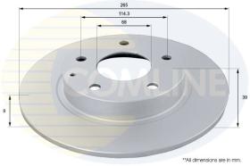 COMLINE ADC0477 - DISCO FRENO REVESTIDO COMLINE