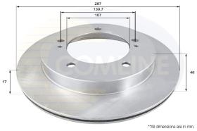 COMLINE ADC0907V - DISCO FRENO COMLINE