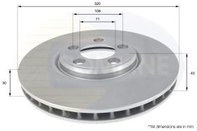 COMLINE ADC1254V - DISCO FRENO REVESTIDO COMLINE