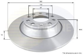 COMLINE ADC1471 - DISCO FRENO REVESTIDO COMLINE