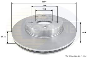 COMLINE ADC1475V - DISCO FRENO REVESTIDO COMLINE