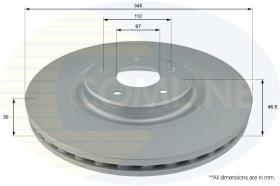 COMLINE ADC1682V - DISCO FRENO REVESTIDO COMLINE