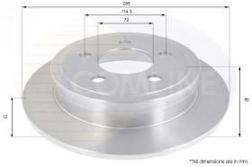 COMLINE ADC2326 - DISCO FRENO COMLINE